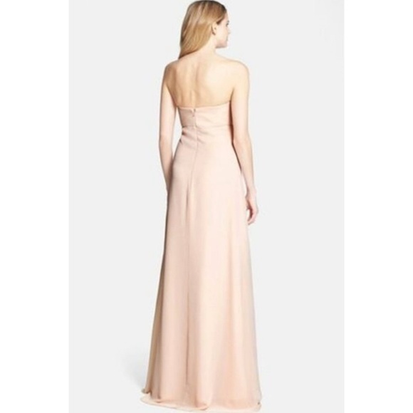 Jenny Yoo Collection Grey Dove Convertible Bridesmaid Dress size 4 - Picture 3 of 8